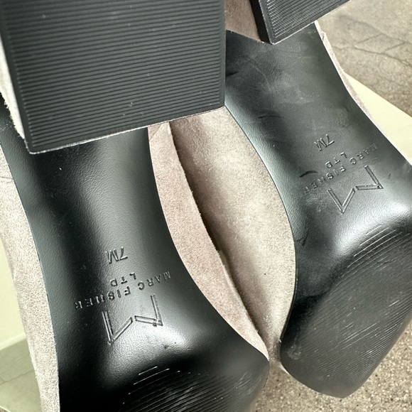 NWB Marc Fisher Zanna Suede Gray Boot - Picture 9 of 10